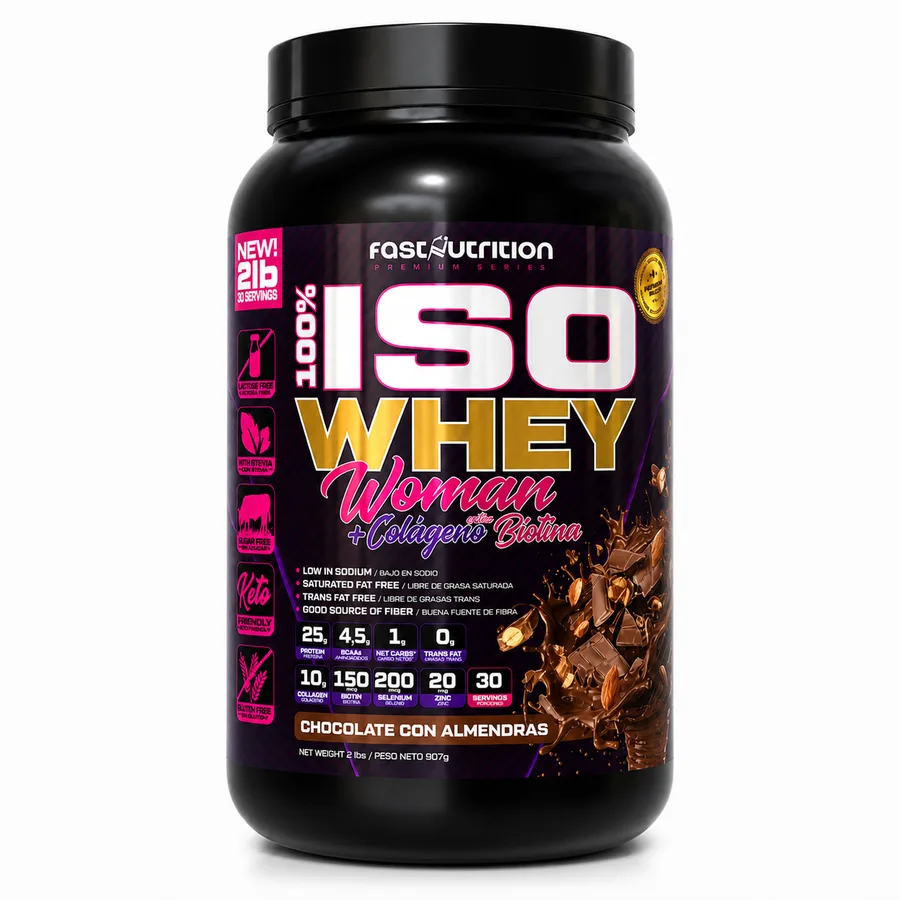 ISO Whey Woman con Colágeno y Biotina